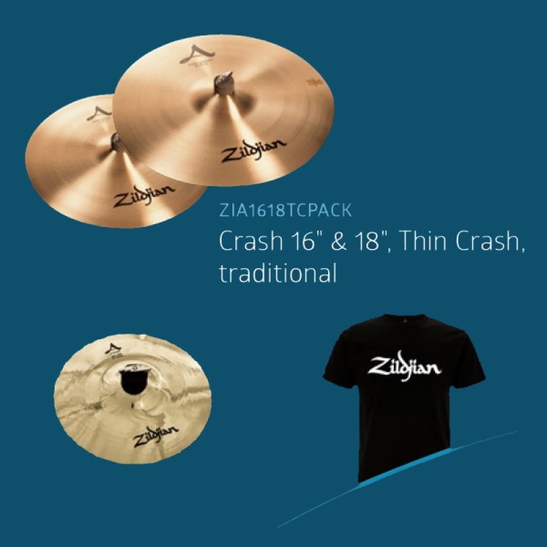 A Family Topseller Pack 16"/18" A Thin+10" Splash+ Shirt